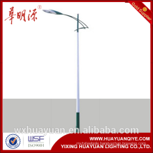 Galvanized steel street light pole and lamp pole